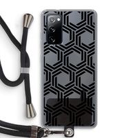 Geometrisch patroon: Samsung Galaxy S20 FE / S20 FE 5G Transparant Hoesje met koord