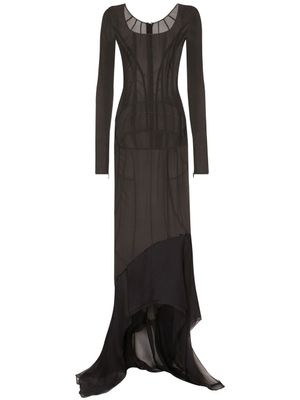 Dolce & Gabbana robe longue KIM DOLCE&GABBANA - Noir