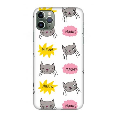 Meow: Volledig geprint iPhone 11 Pro Max Hoesje