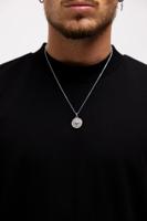 Qream Compass Ketting Heren Zilver - Maat 53cm - Kleur: Zilver | Soccerfanshop