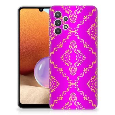 Siliconen Hoesje Samsung Galaxy A32 4G | A32 5G Enterprise Editie Barok Roze