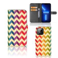 iPhone 13 Pro Max | Telefoon Hoesje | Zigzag Multi Color