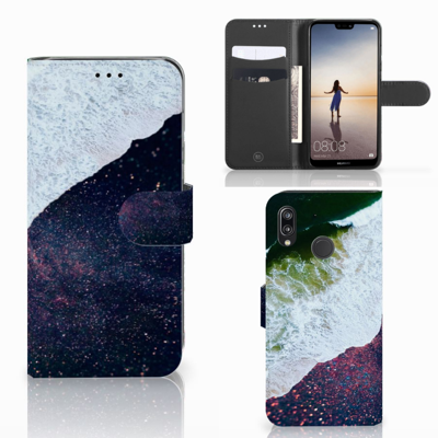 Huawei P20 Lite | Book Case | Sea in Space