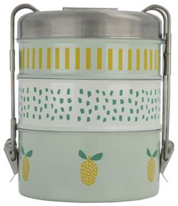 HEMA Lunchbox Tiffin 3-delig Rvs