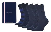 Tommy Hilfiger Giftbox sokken 5-paar blauw Tommy Hilfiger Giftbox sokken 5-paar blauw
