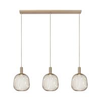 Lucide ESTEREL - Hanglamp - 3xGU10 (MR11) - Taupe | Essential