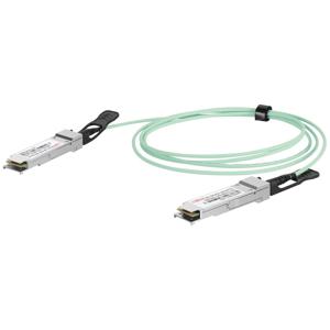 Digitus DN-81625 InfiniBand en Glasvezelkabel 5 m QSFP28 Aqua-kleur