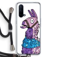 Lama: OnePlus Nord CE 5G Transparant Hoesje met koord