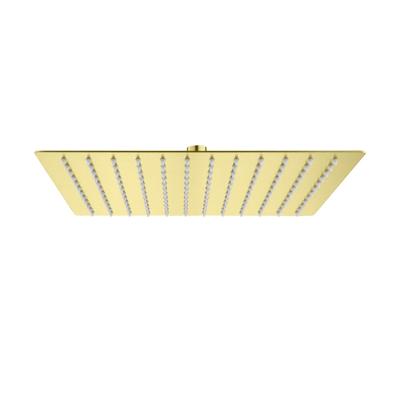 Hoofddouche BWS Colorato Vierkant 30x30 cm Geborsteld Goud Aquasplash