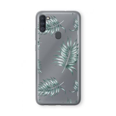 Simple leaves: Samsung Galaxy A11 Transparant Hoesje