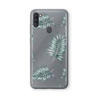 Simple leaves: Samsung Galaxy A11 Transparant Hoesje
