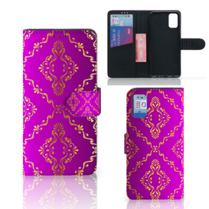 Wallet Case Samsung Galaxy A41 Barok Roze