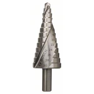 Bosch Accessories 2608597520 HSS Getrapte boor 6 - 30 mm Gezamenlijke lengte 93.5 mm 3 vlakken schacht 1 stuk(s)