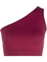 Rick Owens haut crop à une épaule - Rose