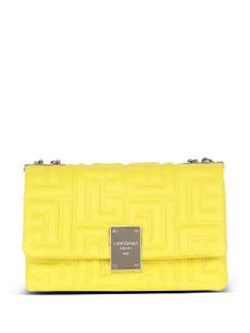 Balmain petit sac porté épaule Soft en cuir - Jaune