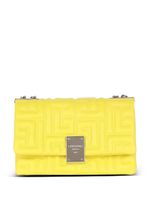 Balmain petit sac porté épaule Soft en cuir - Jaune - thumbnail