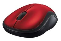 Logitech M185 Rood Draadloze Muis - thumbnail