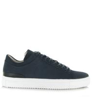 BLACKSTONE Blackstone - PM56 Mitchell Blauw Leer Lage sneakers Heren - thumbnail