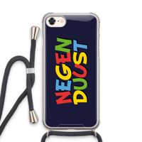 90's One: iPhone 7 Transparant Hoesje met koord