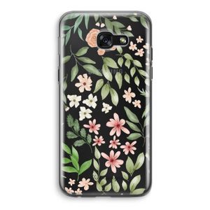 Botanical sweet flower heaven: Samsung Galaxy A5 (2017) Transparant Hoesje