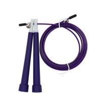 Staaldraad skipping overslaan verstelbare fitness sprong touw lengte: 3m (paars)