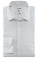 OLYMP Level Five 24/Seven Body Fit Jersey shirt wit, Effen - thumbnail