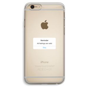 Reminder: iPhone 6 Plus / 6S Plus Transparant Hoesje