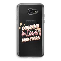Pizza is the answer: Samsung Galaxy A5 (2017) Transparant Hoesje