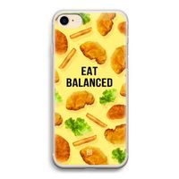 Eat Balanced: iPhone 7 Transparant Hoesje