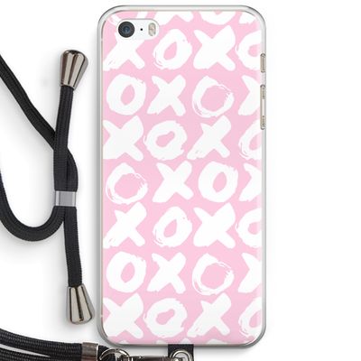 XOXO: iPhone 5 / 5S / SE Transparant Hoesje met koord