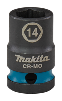 Makita Krachtdop Impact Black, 1/2 14mm - E-16106