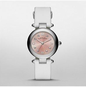 Horlogeband Marc by Marc Jacobs MJ1411 Leder Wit 14mm