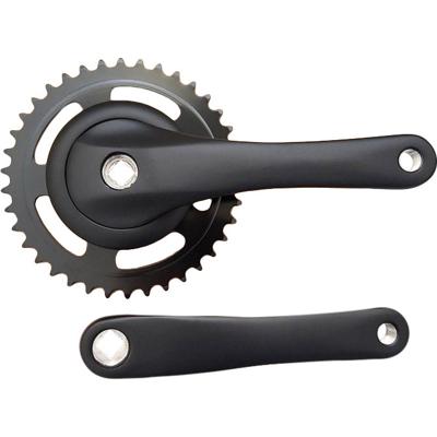 Crankstel 38t nexus alu mat zwart vlak 1e soort