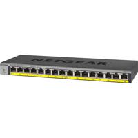 NETGEAR GS116LP Unmanaged Gigabit Ethernet (10/100/1000) Power over Ethernet (PoE) Zwart - thumbnail