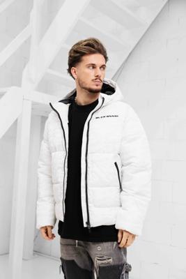 Black Bananas Block Freeze Puffer Jas Heren Wit - Maat XS - Kleur: Wit | Soccerfanshop