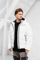 Black Bananas Block Freeze Puffer Jas Heren Wit - Maat XS - Kleur: Wit | Soccerfanshop Black Bananas Block Freeze Puffer Jas Heren Wit - Maat XS - Kleur: Wit | Soccerfanshop