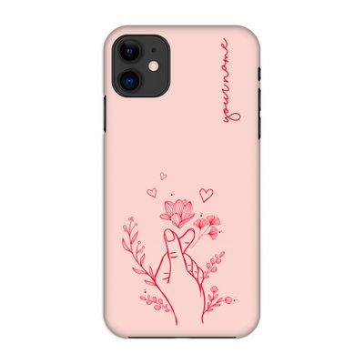 Giving Flowers: Volledig geprint iPhone 11 Hoesje