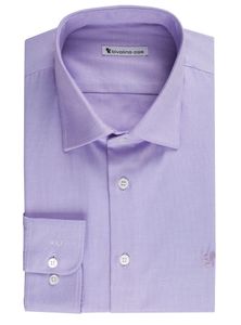 Cizzolo - Overhemd Royal oxford lila - Laba 6 Clifton