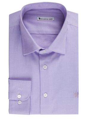 Cizzolo - Overhemd Royal oxford lila - Laba 6 Clifton