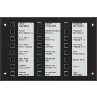 MBT 2424 SW  - EIB, KNX signaling and control panel with logic functions, black glass, MBT 2424 SW