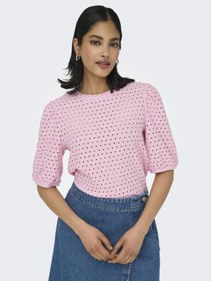 Only Onlelisa S/s O-neck Top Box Jrs T-shirts Roseate Spoonbill