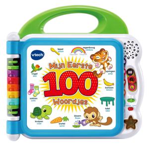 VTech Kinderboek Mijn Eerste 100 Woordjes blauw