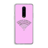 Home Is Where The Wifi Is: OnePlus 8 Transparant Hoesje