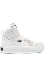 Moschino Bumps & Stripes high-top sneakers - Blanc - thumbnail