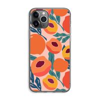 Perzik: iPhone 11 Pro Max Transparant Hoesje Perzik: iPhone 11 Pro Max Transparant Hoesje