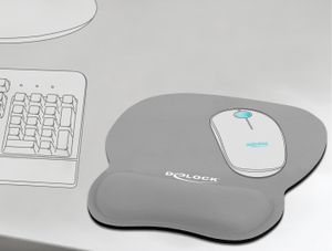 DeLOCK Ergonomic Mouse pad muismat