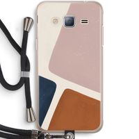 Geo #2: Samsung Galaxy J3 (2016) Transparant Hoesje met koord