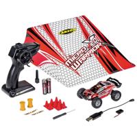Carson RC Sport 404225 Micro X-Warrior 2.0 1:32 RC modelauto voor beginners Elektro Buggy Incl. accu, oplader en batterijen voor de zender