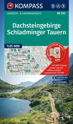 Wandelkaart 293 Dachsteingebirge - Schladminger Tauern | Kompass