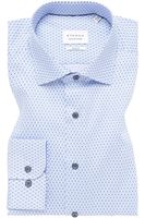 ETERNA Slim Fit Overhemd ML6 (vanaf 68 CM) middenblauw